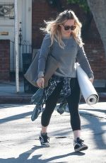 HILARY DUFF Leaves a Yoga Class in Los Angeles 0303