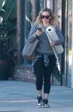 HILARY DUFF Leaves a Yoga Class in Los Angeles 0303