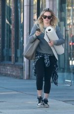 HILARY DUFF Leaves a Yoga Class in Los Angeles 0303