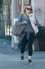 HILARY DUFF Leaves a Yoga Class in Los Angeles 0303