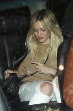 HILARY DUFF Leaves Warwick Night Club in Los Angeles 0803