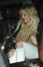 HILARY DUFF Leaves Warwick Night Club in Los Angeles 0803