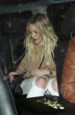 HILARY DUFF Leaves Warwick Night Club in Los Angeles 0803