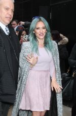 HILARY DUFF on he Set of Good Morning America in New York