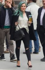 HILARY DUFF Out and About in New York