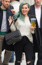 HILARY DUFF Out and About in New York