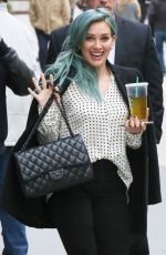 HILARY DUFF Out and About in New York