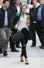 HILARY DUFF Out and About in New York