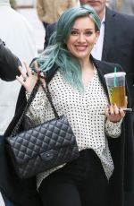HILARY DUFF Out and About in New York