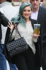 HILARY DUFF Out and About in New York