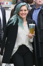 HILARY DUFF Out and About in New York