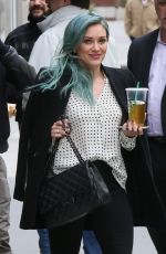 HILARY DUFF Out and About in New York