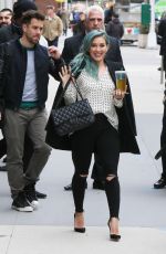 HILARY DUFF Out and About in New York