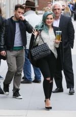 HILARY DUFF Out and About in New York
