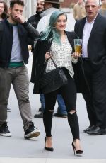 HILARY DUFF Out and About in New York