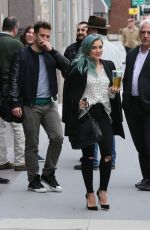 HILARY DUFF Out and About in New York