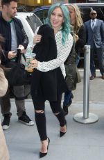 HILARY DUFF Out and About in New York