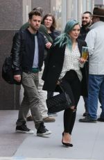 HILARY DUFF Out and About in New York