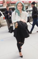 HILARY DUFF Out and About in New York