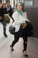 HILARY DUFF Out and About in New York