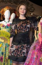 HOLLIDAY GRAINGER at Cnderella Exhibition Photocall at Leicester Square in London