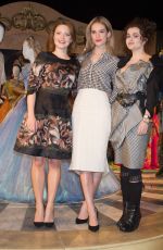 HOLLIDAY GRAINGER at Cnderella Exhibition Photocall at Leicester Square in London