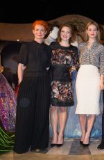 HOLLIDAY GRAINGER at Cnderella Exhibition Photocall at Leicester Square in London