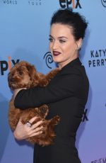 KATY PERRY at Katy Perry: The Prismatic World Tour Screening in Los Angeles