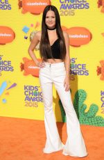 KELLI BERGLUND at 2015 Nickelodeon Kids Choice Awards in Inglewood