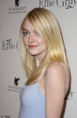 DAKOTA FANNING at Effie Gray Premiere in New York