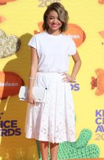 SARAH HYLAND at 2015 Nickelodeon Kids Choice Awards in Inglewood