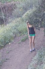 TAYLOR SWIFT in Shorts Out Hiking in Hollywood