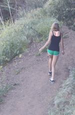 TAYLOR SWIFT in Shorts Out Hiking in Hollywood