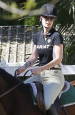 IGGY AZALEA at Horseback Riding Lesson in Los Angeles