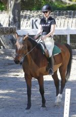 IGGY AZALEA at Horseback Riding Lesson in Los Angeles