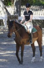 IGGY AZALEA at Horseback Riding Lesson in Los Angeles