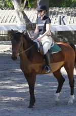 IGGY AZALEA at Horseback Riding Lesson in Los Angeles