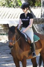 IGGY AZALEA at Horseback Riding Lesson in Los Angeles