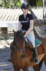 IGGY AZALEA at Horseback Riding Lesson in Los Angeles