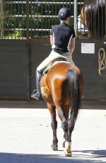 IGGY AZALEA at Horseback Riding Lesson in Los Angeles