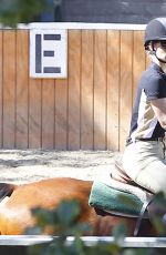 IGGY AZALEA at Horseback Riding Lesson in Los Angeles