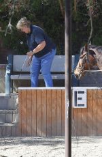 IGGY AZALEA at Horseback Riding Lesson in Los Angeles