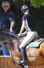 IGGY AZALEA at Horseback Riding Lesson in Los Angeles