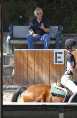 IGGY AZALEA at Horseback Riding Lesson in Los Angeles