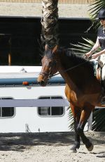 IGGY AZALEA at Horseback Riding Lesson in Los Angeles