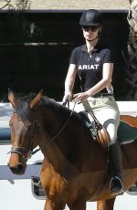 IGGY AZALEA at Horseback Riding Lesson in Los Angeles