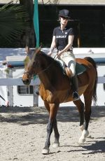 IGGY AZALEA at Horseback Riding Lesson in Los Angeles