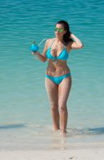 IMOGEN THOMAS in Bikini at a Beach in Miami