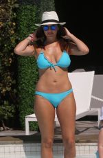 IMOGEN THOMAS in Bikinis at a Pool in Miami