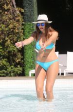 IMOGEN THOMAS in Bikinis at a Pool in Miami